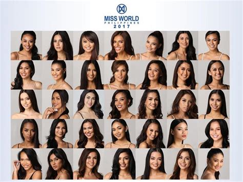 Meet The 35 Candidates Vying For The Miss World Philippines 2017 Title Gma Entertainment