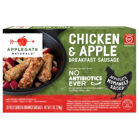 Applegate Natural Chicken Apple Breakfast Sausage Links 7 Oz Ralphs
