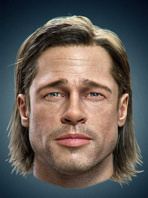 Eden Exposito Brad Pitt Likeness Portrait