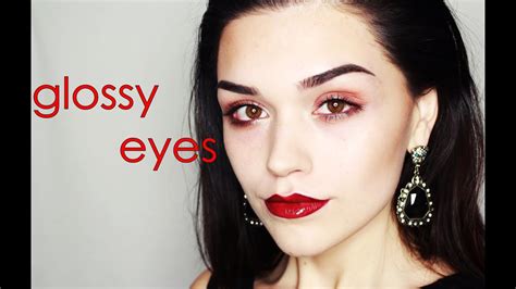 Glossy Eyes Makeup Tutorial Youtube