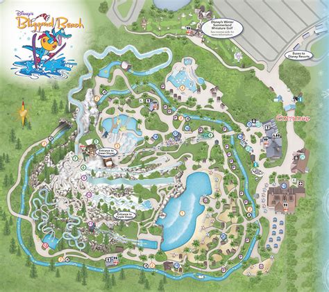 Blizzard Beach Information And Guide Including Park Map