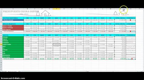 Tabla De Presupuesto Excel