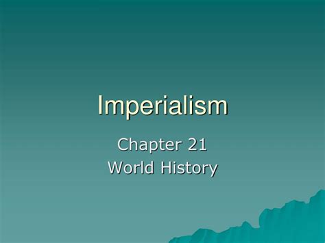 Ppt Imperialism Powerpoint Presentation Free Download Id3014775
