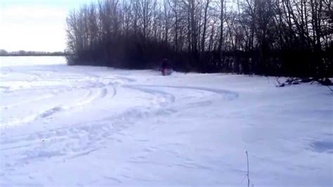 Snowmobile Carving And Jumping Youtube