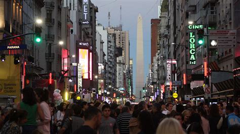 Lanzamiento De La Nueva Avenida Corrientes Buenos Aires Argentina Destinos Ahora
