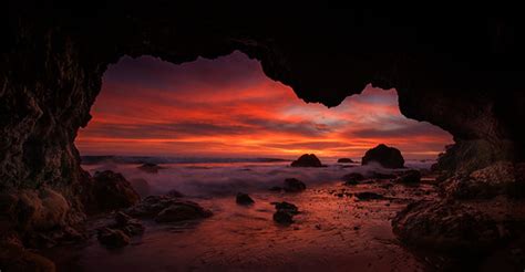 Sunset From The Cave A Couple Of My Photography Buddies Ha Flickr