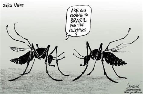 Opinion Chappatte On Zika And The Rio Olympics The New York Times