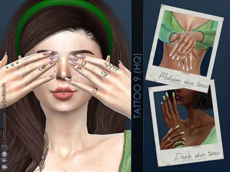 Sims 4 Gold Tattoo