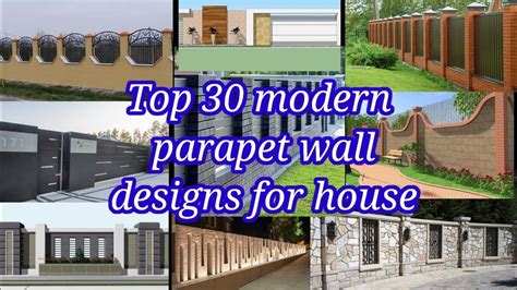 House Front Wall Design Gate Wall Design House Design Boundary Walls