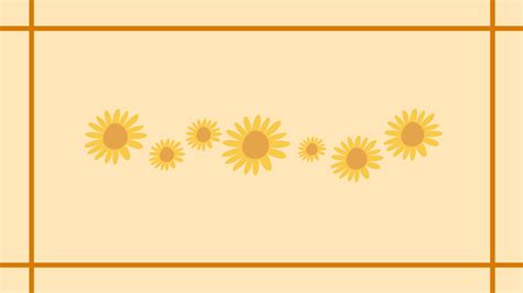 Minimalist Sunflower Background Template Edit Online And Download