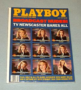 Playboy Magazine Vintage July 1989 Issue Broadcast Nudes Like New