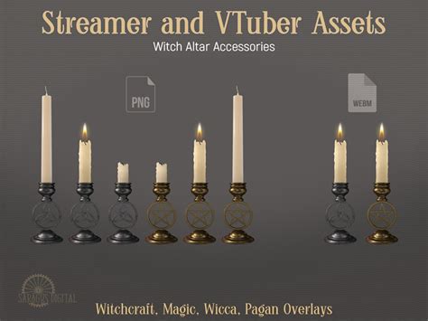 Witchy Altar Twitch Streamer And Vtuber Assets Witch Kitchen Stream