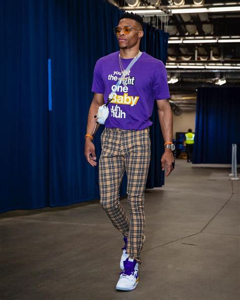If you follow the nba even a little bit, you know that russell westbrook's style off the court is just as bold as he is. 467.6k Likes, 2,595 Comments - Russell Westbrook ...