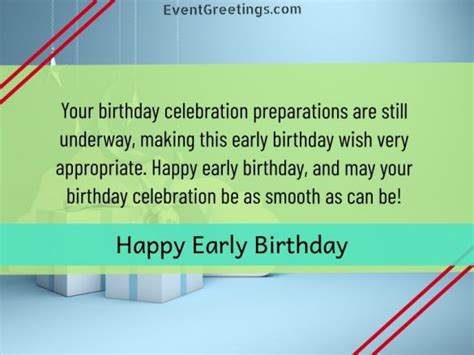 45 Amazing Happy Early Birthday Wishes Happy Birthday In Advance