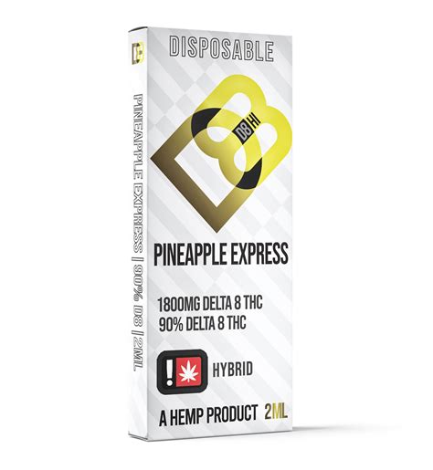 Delta 8 Pineapple Express Hybrid Thc Vape Cartridge By D8 Hi D8 Hi