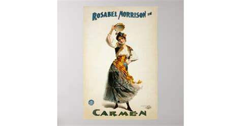 Carmen Opera Poster Zazzle