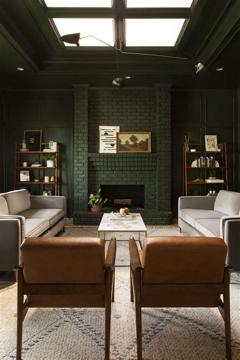 What To Know Before Painting Your Ceiling In 2020 Dark Green Living