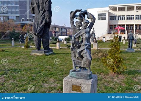 Sofia Bulgaria November 2017 Statue In The Museum Of Socialist Art