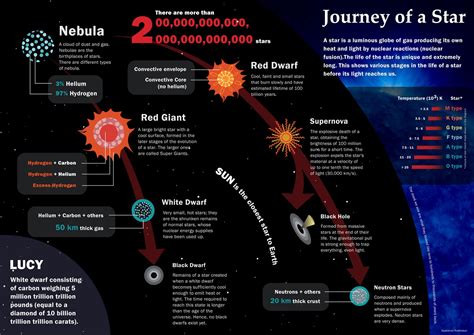 Life Of A Star Infographic Science Infographics And Images