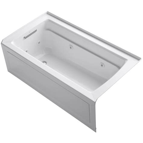 The kohler archer series has the intricacies normally found in jewelry with the craftsmanship found in designer furniture. KOHLER Archer 5 ft. Left-Drain Rectangular Alcove ...
