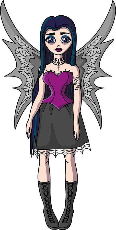 Goth Fairy Clipart