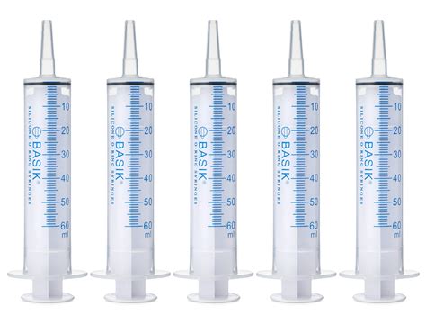 Urnconcern 60ml Enteral Feeding Syringe Cath Tip 60cc Syringe Reusable