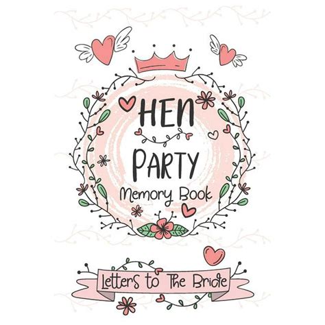 Hen Party Memory Book Letters To Bride Bachelorette Party Photo