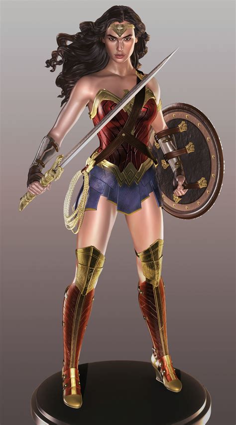 The adventures of the greatest of the female superheroes. Wonder Woman Statue - Stl model Ready for