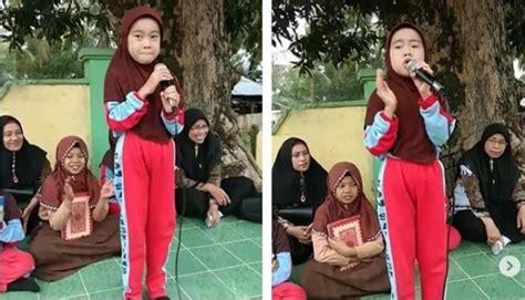 Viral Siswi SD Pandai Ceramah Di Depan Teman Dan Gurunya Warganet