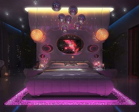 Unique Led Lighting For The Bedroom Interior Design Ideas