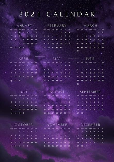 Premium Ai Image Calendar 2024