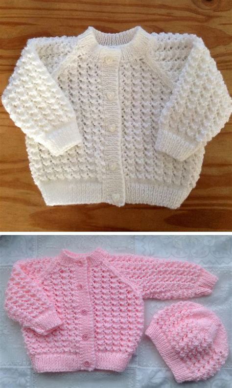 Lacey Baby Cardigan Free Pattern Modelos De Gorros De Bebé Baby