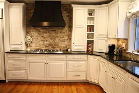24 Design Idea Thin Brick Kitchen Backsplash Sample Desain Interior