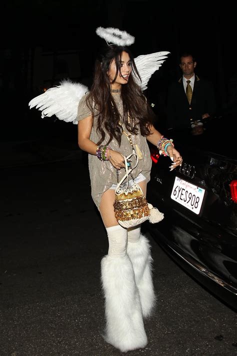 In Vanessa Hudgens Outfitted A Unique Play On An Angel For A Crazy Celebrity Halloween
