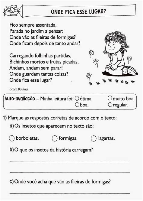 Educa X Atividades De Português 2 Ano Interpretação De Texto
