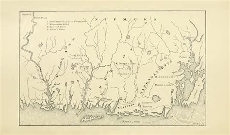 Map Of Native American Tribes Pequot War Venture Smiths Colonial Ct
