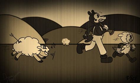 Collab With Dummy Sheep Chase By Shnowbilicat Bendy And The Ink