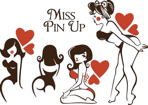 Cute Pinup Svg File Miss Pinup Retro 50s Rockabilly Girls Etsy
