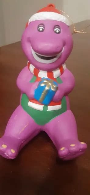 Barney The Dinosaur Wt Vintage 1999 Kurt Adler Christmas Ornament