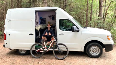 Van Tour Home Destroyed By Fire Moves Into Van Nissan Nv2500 Tiny
