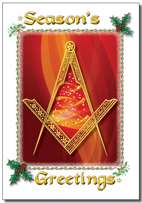 Masonic Christmas Cards Peter James Printing Ltd