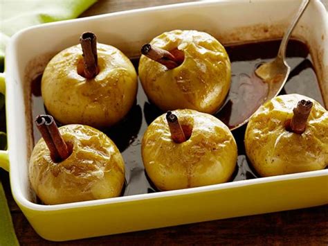 Baked Apples With Rum And Cinnamon Recipe Alex Guarnaschelli Food