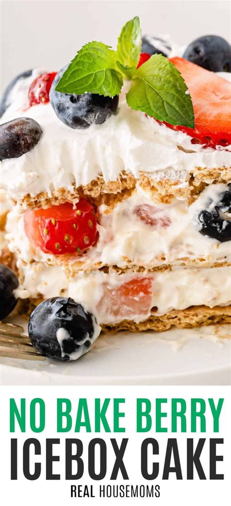 No Bake Berry Icebox Cake Real Mom Kitchen Hot Sex Picture