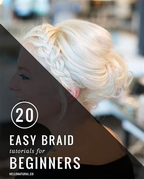 20 Easy Braid Tutorials For Beginners Hello Glow Bloglovin