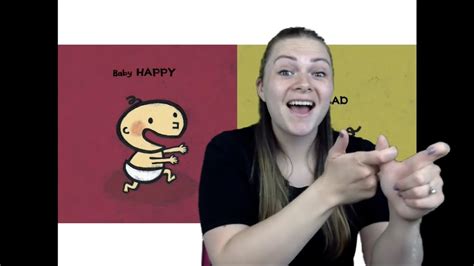 Happy Baby Sad Baby By Leslie Patricelli In Asl Youtube