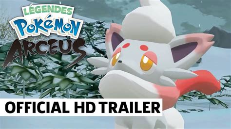 Pokémon Legends Arceus Hisuian Forms Of Zorua And Zoroark Trailer