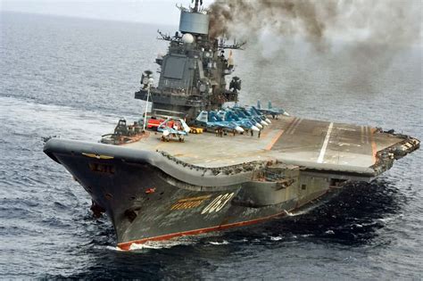 O Porta Aviões Russo ‘admiral Kuznetsov Passará Até 4 Meses No