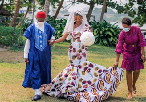 Nigerian Fashion Designer Satisfies Her Desire Wears An Ankara Gown On