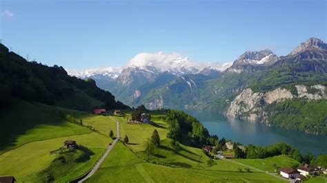 Swiss Alps 360 Panorama Morschach Schwyz Youtube