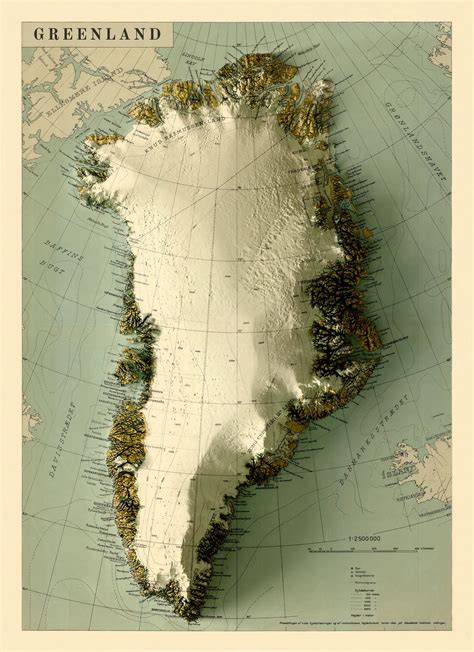 Grönland Landkarte Grönland Landkarte Dänemark Landkarte Grönland